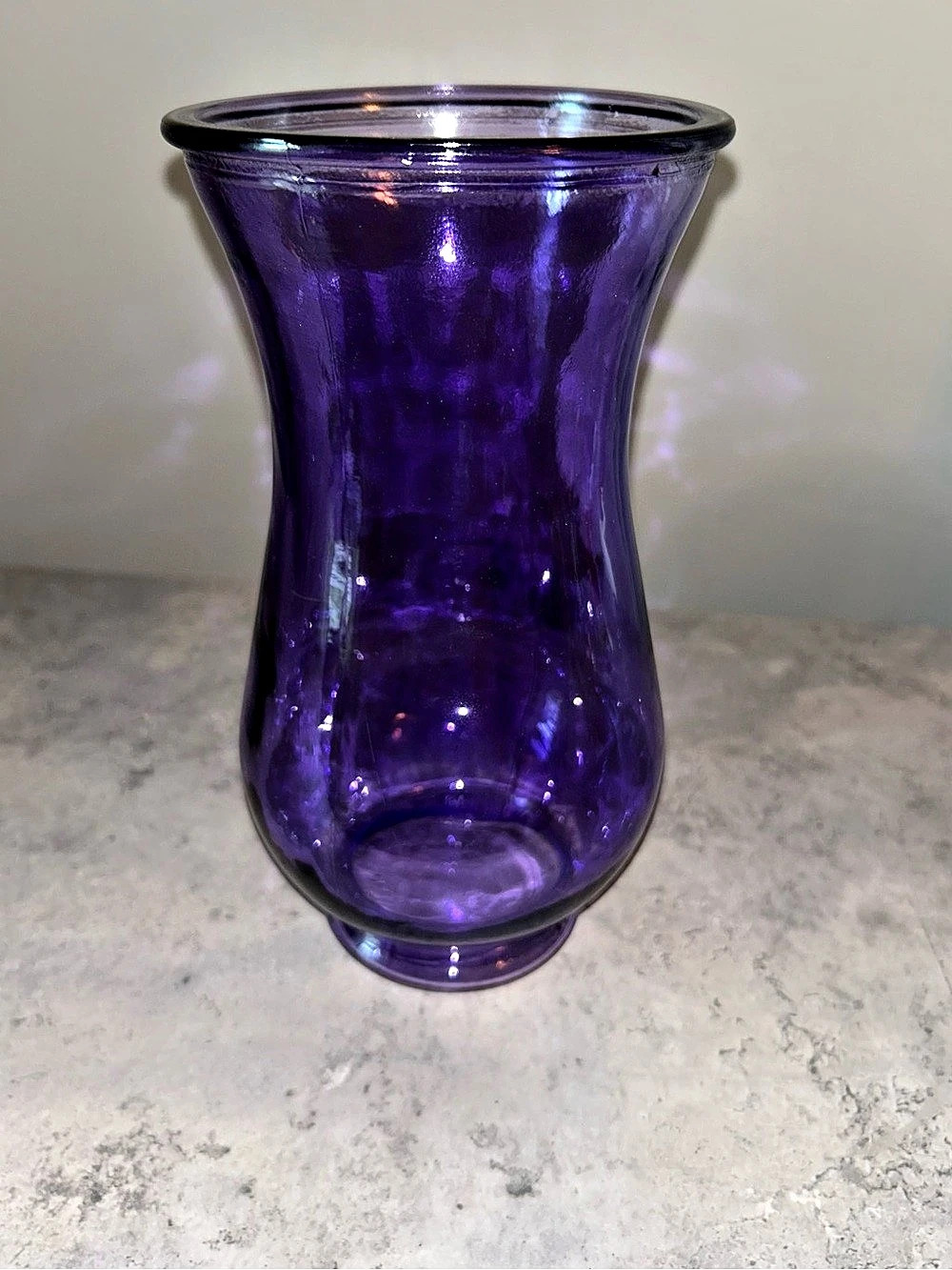 Purple Glass Vase